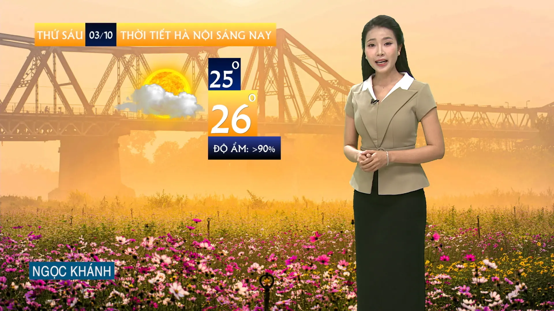 Dự báo thời tiết sáng | 03/10/2025